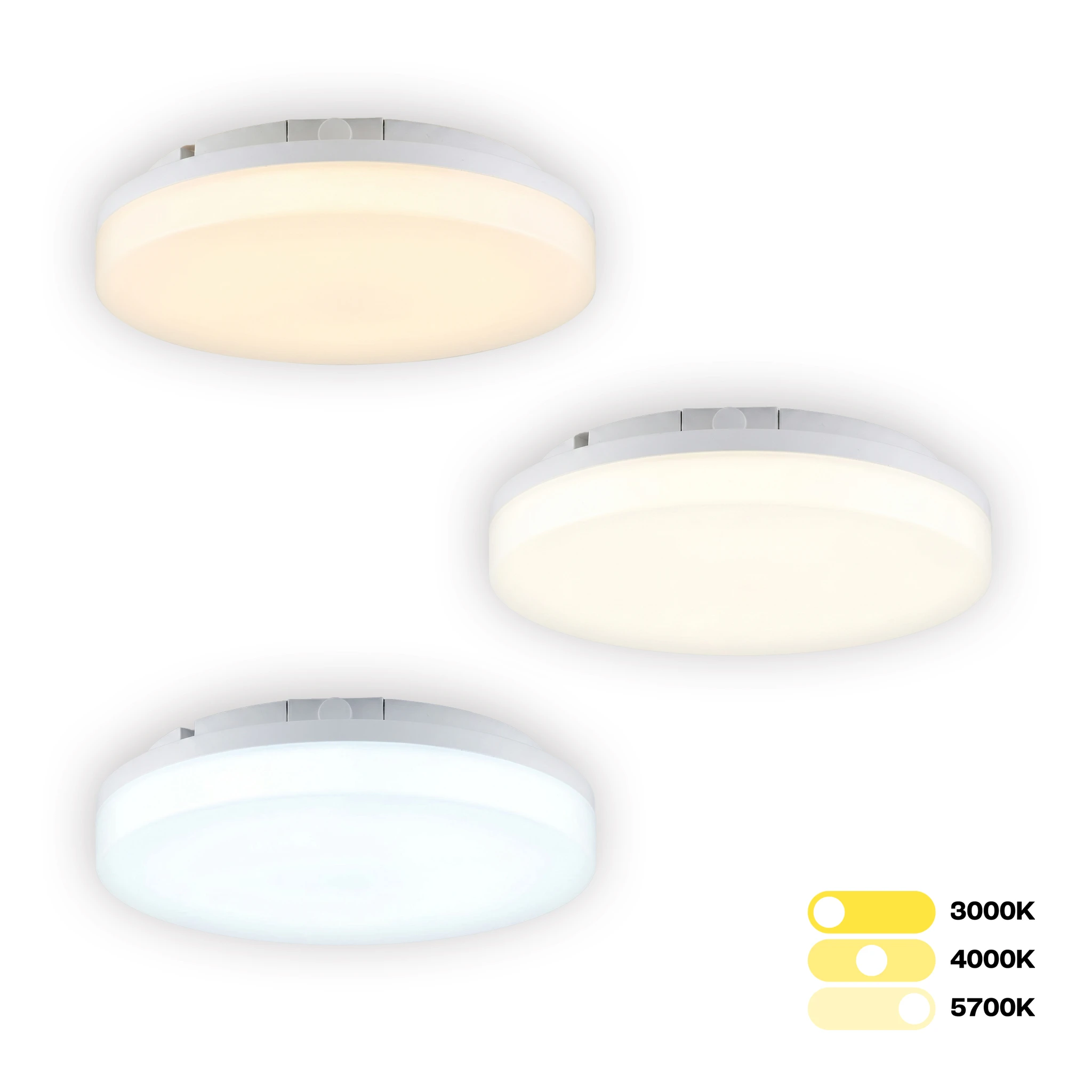 LED-plafonniere Ardente Tri-color 15 Watt voor LED-verlichting