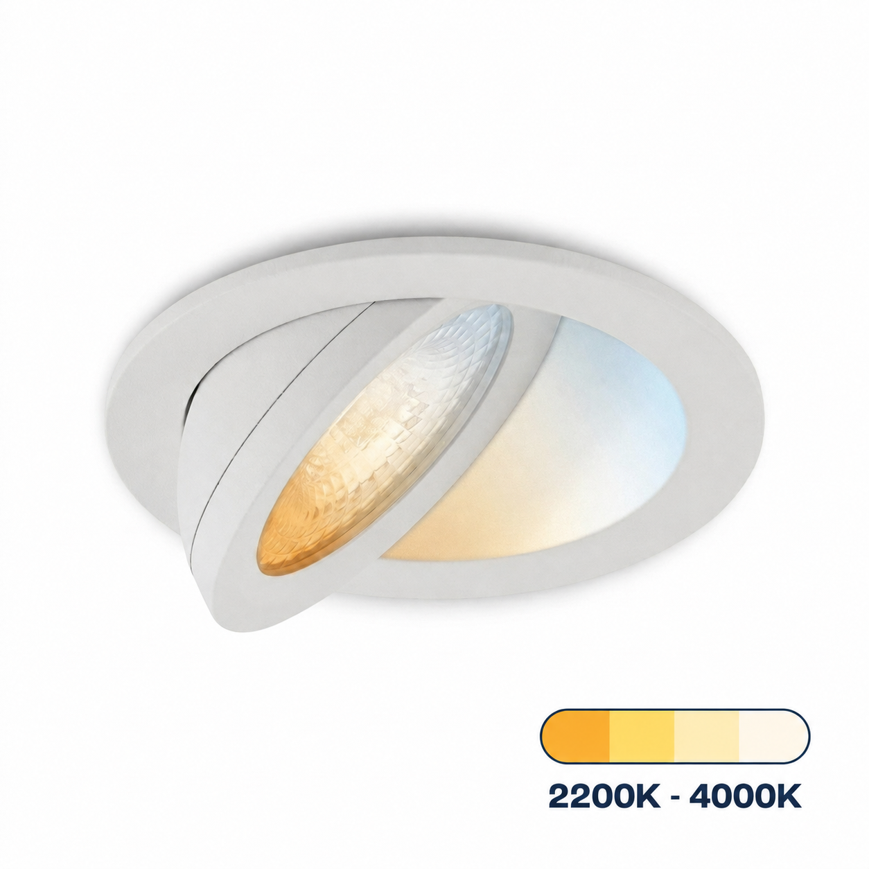 Sienna Multicolor.png, inbouwspot, spot, downlight, muurarmatuur, kleurtemperatuur-2700-4000