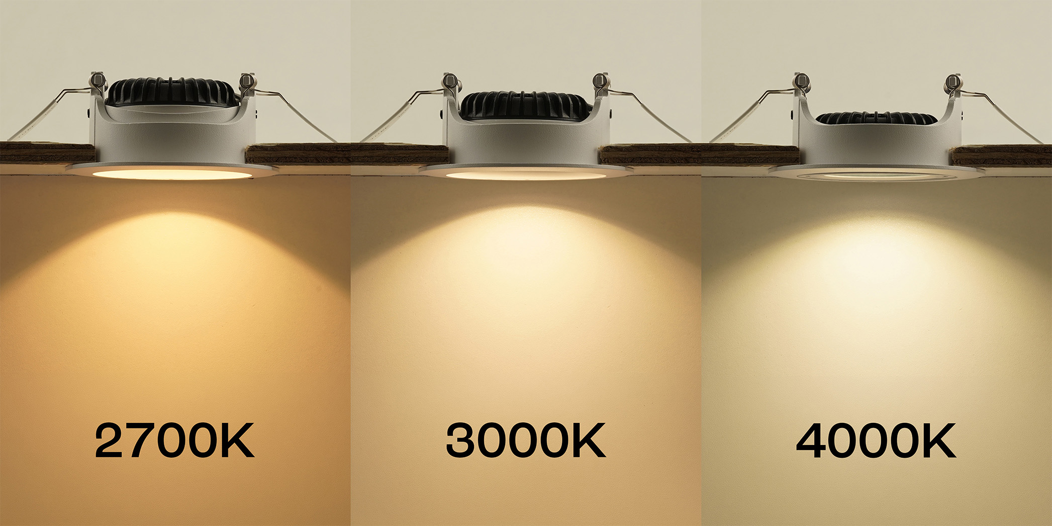 tricolormezklein.jpg, LED-licht, inbouwverlichting, railverlichting, kleurtemperatuur, 2700K 3000K 4000K