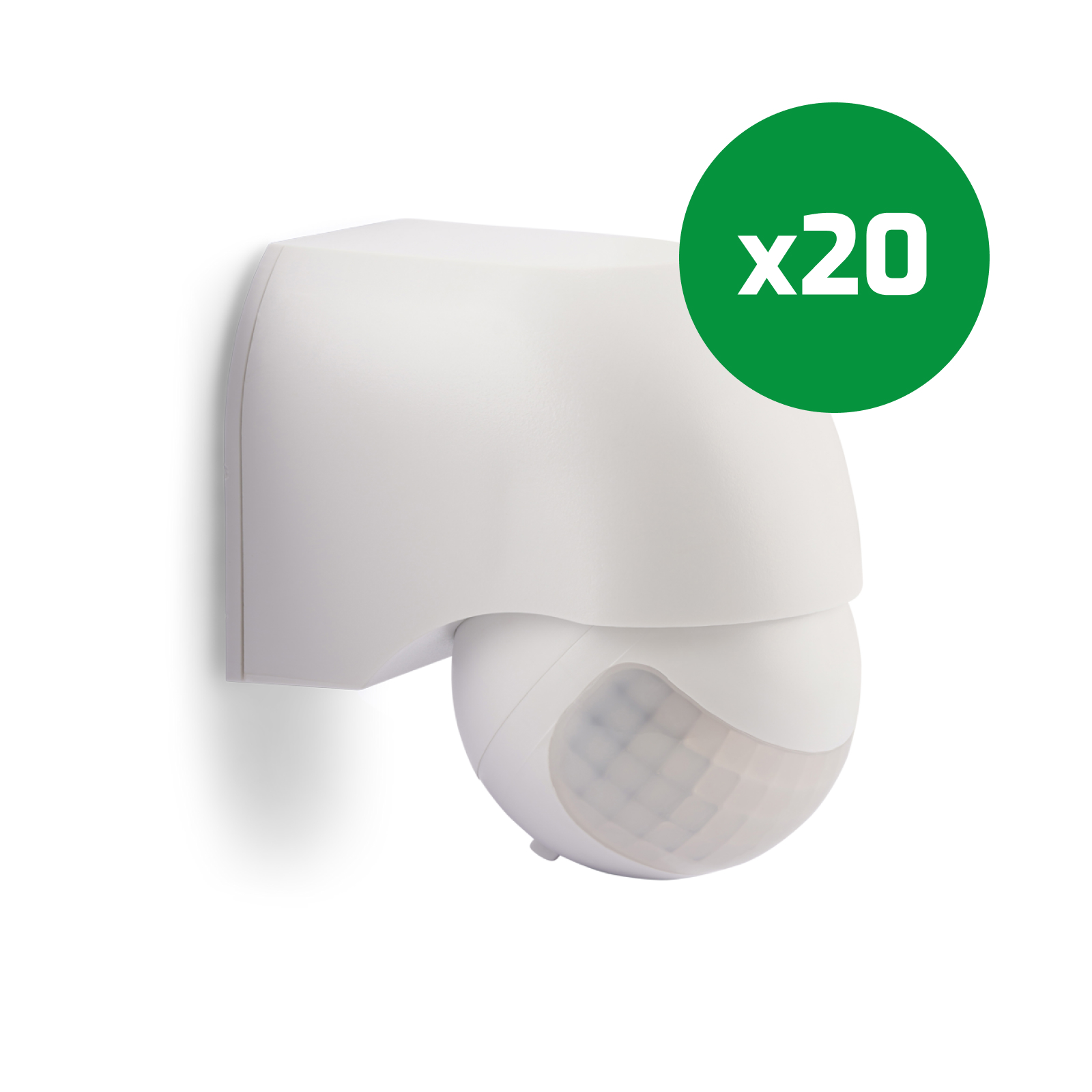 LED-bewegingsmelder muur opbouw buiten wit voor LED-verlichting
