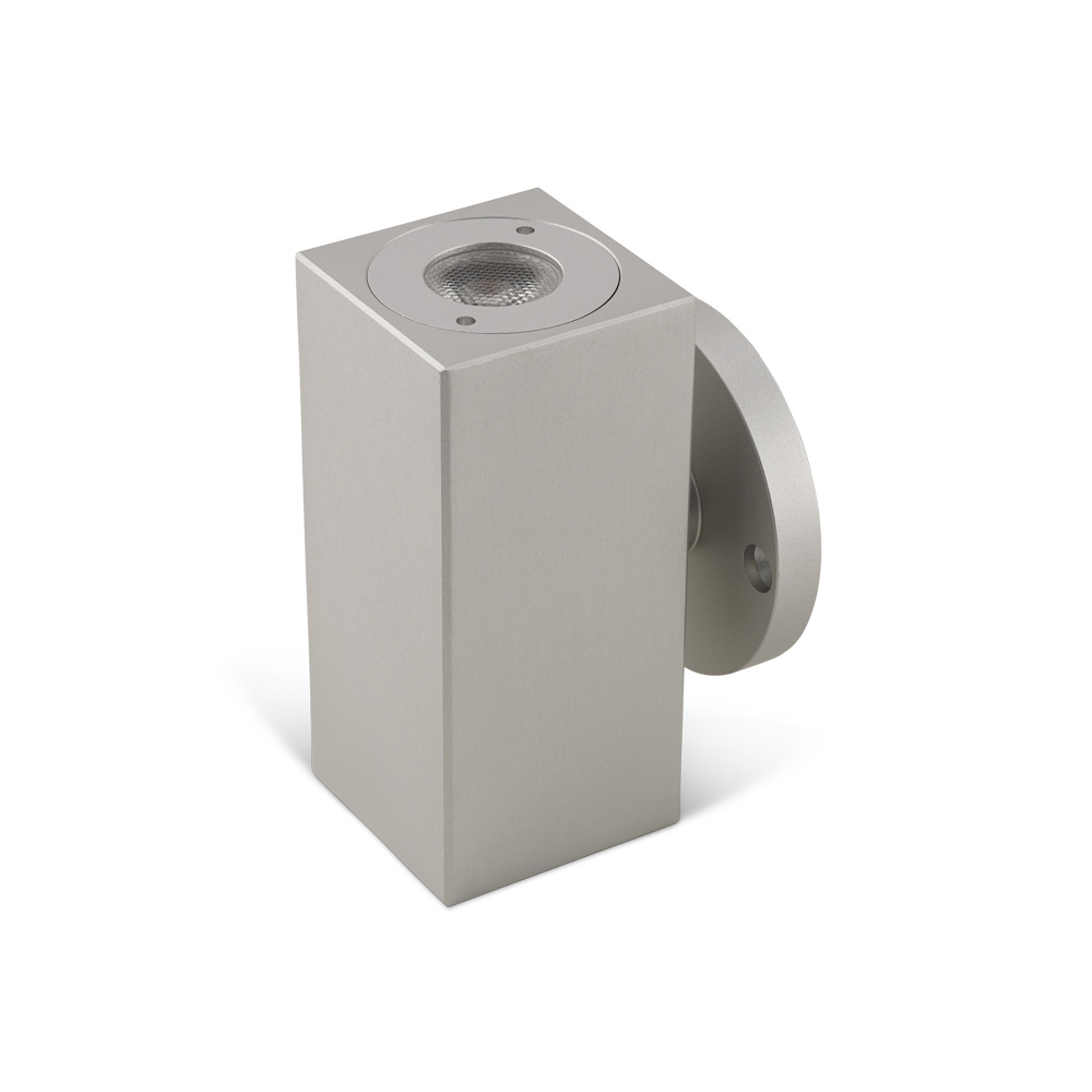 Uitbreidingsset LED-wandlamp Jelsi up-down zilver 12V - 2 spots voor wandverlichting