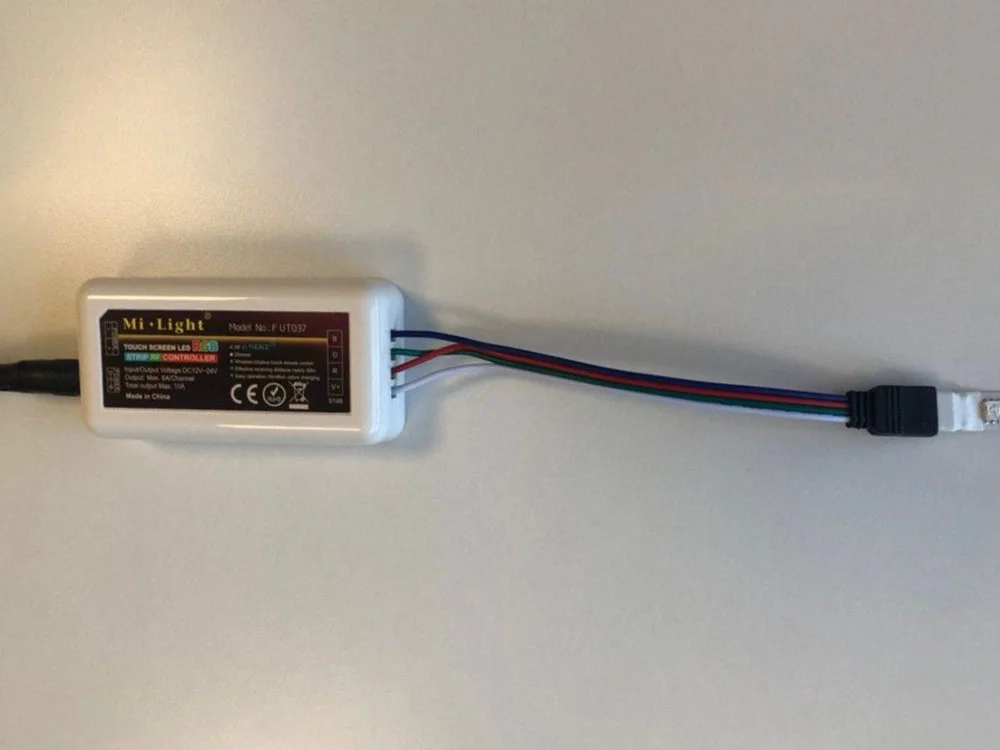 Milight controller aansluiten